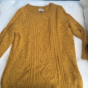 Yellow Crew Neck Sweater